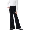 imageRolanko Girls Bell Bottom Chenille Silver Threaded Flare Pants with Pearls Sparkly Corduroy Flare Trousers for Kids 512YNavy