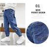 imageRolanko Boys Baggy Jeans Elastic Straight fit Stretch Denim Pants Loose Kids Clothes 414 YearsB2line
