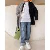 imageRolanko Boys Baggy Jeans Elastic Straight fit Stretch Denim Pants Loose Kids Clothes 414 YearsSmallhole