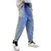 imageRolanko Boys Baggy Jeans Elastic Straight fit Stretch Denim Pants Loose Kids Clothes 414 YearsA2plaid