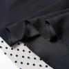 imageRolanko Girls Contrast Mesh Dress with Belt Puff Long Sleeve ALine Tulle Formal Party DressBlack