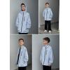 imageRolanko Girls Waterproof Hooded Jacket Lightweight Raincoats for Kids Boys Windbreaker Outdoor Rain JacketBlue