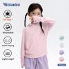imageRolanko Kids Zip Up Sun Hoodie UPF50 with Thumbholes Lightweight UV Protection Jacket for Girls Athletic TopsPink