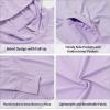 imageRolanko Kids Zip Up Sun Hoodie UPF50 with Thumbholes Lightweight UV Protection Jacket for Girls Athletic TopsPurple