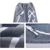 imageRolanko Girls Jeans Denim Elastic Wasit Wide Leg Baggy Pants Kids Clothes 414 YearsA7blue Graffiti
