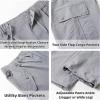 imageRolanko Parachute Pants for Girls Y2K Cargo Trousers with Pockets Harajuku Jogger Pants Kids 414 YearsLightgrey