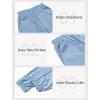 imageRolanko Girls Joggers with Pockets Quick Dry Silky Kids Sweatpants Lightweight Athletic Pants for Casual ActivewearBlue