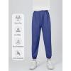 imageRolanko Girls Joggers with Pockets Quick Dry Silky Kids Sweatpants Lightweight Athletic Pants for Casual ActivewearNavy