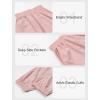 imageRolanko Girls Joggers with Pockets Quick Dry Silky Kids Sweatpants Lightweight Athletic Pants for Casual ActivewearPink