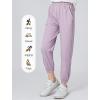 imageRolanko Girls Joggers with Pockets Quick Dry Silky Kids Sweatpants Lightweight Athletic Pants for Casual ActivewearPurple