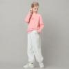 imageRolanko Girls Sweatpants Baggy Jogger Pants High Waist Kids Fleece Sweats Trousers with Pockets 515 YearsGrey