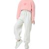 imageRolanko Girls Sweatpants Baggy Jogger Pants High Waist Kids Fleece Sweats Trousers with Pockets 515 YearsGrey