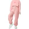 imageRolanko Girls Sweatpants Baggy Jogger Pants High Waist Kids Fleece Sweats Trousers with Pockets 515 YearsPink