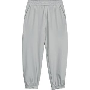 imageRolanko Girls Joggers with Pockets Quick Dry Silky Kids Sweatpants Lightweight Athletic Pants for Casual ActivewearGrey