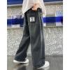 imageRolanko Boys Baggy Jeans Wide Leg Elastic Waist Denim Pants Loose Fit Trousers Vintage Y2K StreetwearBasic