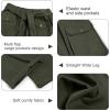 imageRolanko Girls Cargo Pants Baggy Y2K Cargo Trousers Jeans Wide Leg Pants with Multi Pockets 415 YearsArmygreen