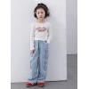 imageRolanko Girls Jeans Denim Elastic Wasit Wide Leg Baggy Pants Kids Clothes 414 YearsG2cargo
