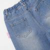 imageRolanko Girls Jeans Denim Elastic Wasit Wide Leg Baggy Pants Kids Clothes 414 YearsPinkbutterfly