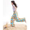 imageRolanko Girls Wide Leg Pants Flowy Loose Fit Palazzo Pants for Girls Kids Linen Trousers Casual Beach 614YSun