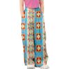 imageRolanko Girls Wide Leg Pants Flowy Loose Fit Palazzo Pants for Girls Kids Linen Trousers Casual Beach 614YSun