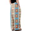 imageRolanko Girls Wide Leg Pants Flowy Loose Fit Palazzo Pants for Girls Kids Linen Trousers Casual Beach 614YSun
