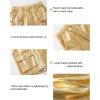 imageRolanko Girls Cargo Shorts Lightweight Parachute Short Pants with Pockets Summer Cargo Shorts for Kids Casual Hiking SportsGold