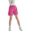 imageRolanko Girls Cargo Shorts Lightweight Parachute Short Pants with Pockets Summer Cargo Shorts for Kids Casual Hiking SportsRose