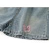 imageRolanko Girls Jean Shorts Wide Leg Baggy Denim Shorts Elastic Waist Kids Shorty Summer Short with Pocket 614 Years3dbutterfly