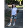imageRolanko Girls Jean Shorts Wide Leg Baggy Denim Shorts Elastic Waist Kids Shorty Summer Short with Pocket 614 YearsEmbroideryheart