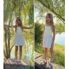 imageRolanko Girls Bubble Shorts Elastic Waist Puff Casual Bloomers Loose Fit Cute Balloon Shorts for Kids 512 YBeige