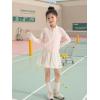 imageRolanko Girls Bubble Shorts Elastic Waist Puff Casual Bloomers Loose Fit Cute Balloon Shorts for Kids 512 YBeige