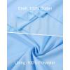 imageRolanko Girls Ruffle Sleeve Dress Square Neck Hollow Out Eyelet A Line Beach Vacation Summer SundressBlue