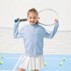 imageRolanko Kids Zip Up Sun Hoodie UPF50 with Thumbholes Lightweight UV Protection Jacket for Girls Athletic Tops 512 YearsHazeblue