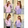 imageRolanko Kids Zip Up Sun Hoodie UPF50 with Thumbholes Lightweight UV Protection Jacket for Girls Athletic Tops 512 YearsPurple