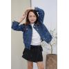imageRolanko Girls Denim Jackets Basic Oversized Jean Jacket for Girls Fall Outwear Button Down Trucker Jacket 514 YearsBow