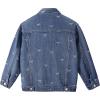 imageRolanko Girls Denim Jackets Basic Oversized Jean Jacket for Girls Fall Outwear Button Down Trucker Jacket 514 YearsBow