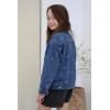 imageRolanko Girls Denim Jackets Basic Oversized Jean Jacket for Girls Fall Outwear Button Down Trucker Jacket 514 YearsBow