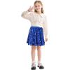 imageRolanko Girls Sequin Skirt Elastic Waist Glitter Sparkly Skort with Lining Twirling Shiny Skirts for Kids Dance Party 512YRoyalblue