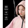 imageRolanko Girls Rain Jacket Kids Waterproof Lightweight Hooded Windbreaker Raincoat for Boys Outdoor Hiking School TravelPink