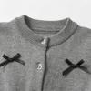 imageRolanko Girls Cardigan Sparkling Sequin Kids Knit Button Up Sweater Cardigan Long Sleeve 411 YearsBowgrey