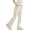 imageRolanko Girls Wide Leg Sweatpants Straight Pants for Kids Girls Trousers with Pockets Sweats 414 YearsBeige