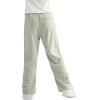 imageRolanko Girls Wide Leg Sweatpants Straight Pants for Kids Girls Trousers with Pockets Sweats 414 YearsGraygreen