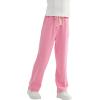 imageRolanko Girls Wide Leg Sweatpants Straight Pants for Kids Girls Trousers with Pockets Sweats 414 YearsPink