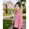 imageRolanko Girls Hoodies Fleece Sweatshirts Long Sleeve Cozy lightweight Pullover Tops with Pocket Kids Warm Velvet OutwearBeanred