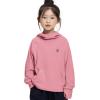 imageRolanko Girls Hoodies Fleece Sweatshirts Long Sleeve Cozy lightweight Pullover Tops with Pocket Kids Warm Velvet OutwearBeanred