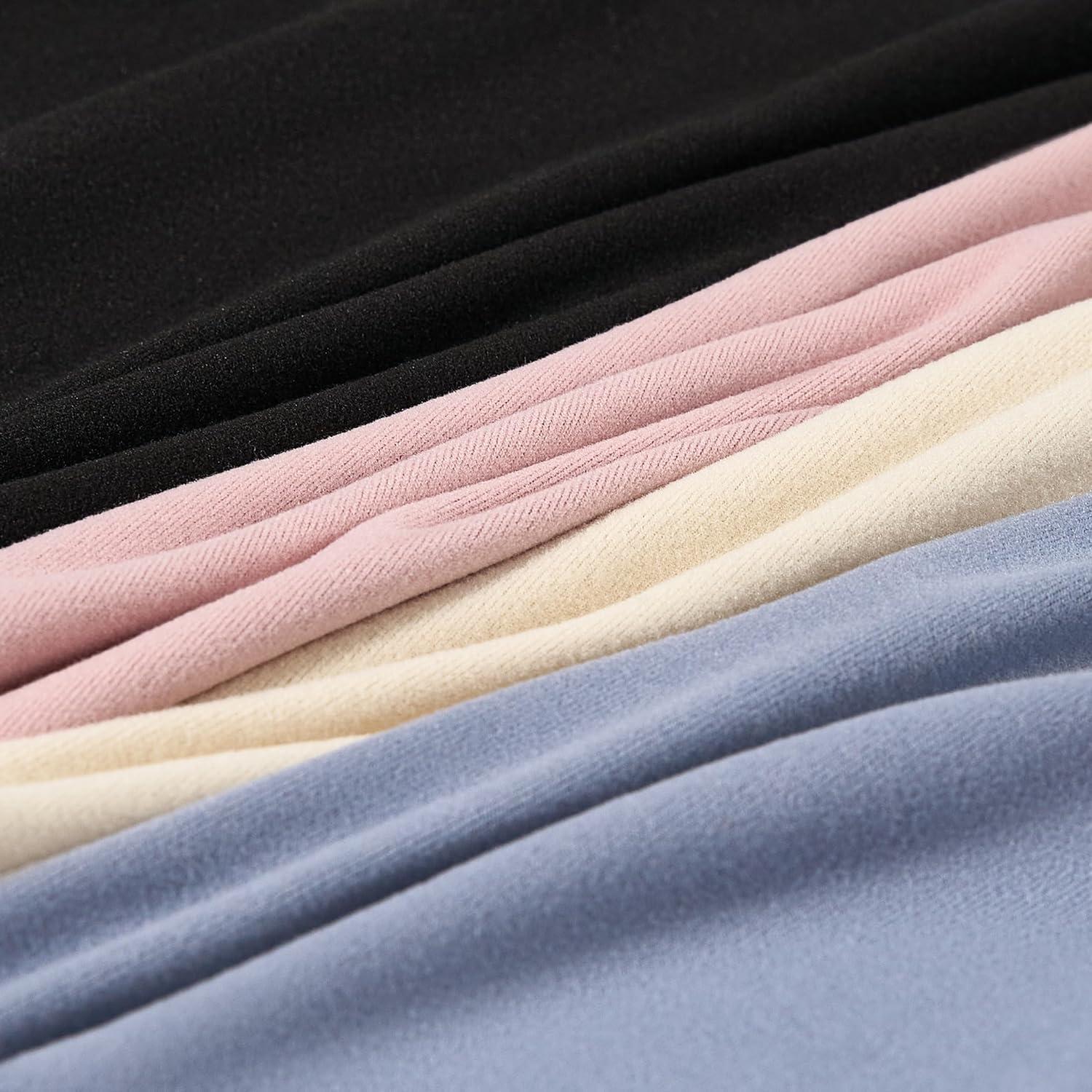 imageRolanko Girls Turtleneck Long Sleeve Shirt 2 Pack Mock Neck Tops Warm Pullover Thermal Shirts Fall Winter Base Layer TShirtsBlackhazeblue