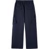 imageRolanko Boys Baggy Cargo Pants with Pockets Loose Hiking Pants Elastic Cargo Jogger Trousers for Outdoor Casual School 615YNavy