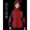 imageRolanko Boys Rain Jacket Waterproof Lightweight Windbreaker Raincoat Kids Hooded Lined Outerwear for Hiking OutdoorMaroon