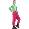 imageRolanko Girls Cargo Pants for Kids Loose Streetwear Hip Hop Dance Cotton Cargo Jogger Pants for Kids 415 YearsNrose