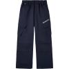 imageRolanko Boys Baggy Cargo Pants with Pockets Loose Hiking Pants Elastic Cargo Jogger Trousers for Outdoor Casual School 615YNavy